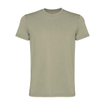 Herren-T-Shirt aus Baumwollstrick kurzarm 180 g/m² Roly Corgi farbe khaki