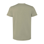 Herren-T-Shirt aus Baumwollstrick kurzarm 180 g/m² Roly Corgi farbe khaki zweite Rückansicht