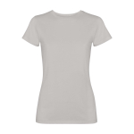 Damen-T-Shirt kurzarm tailliert 280 g/m² Roly Fiyi farbe grau
