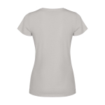 Damen-T-Shirt kurzarm tailliert 280 g/m² Roly Fiyi farbe grau zweite Rückansicht