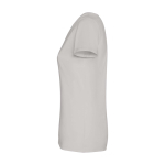 Damen-T-Shirt kurzarm tailliert 280 g/m² Roly Fiyi farbe grau Seitenansicht