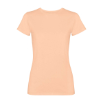 Damen-T-Shirt kurzarm tailliert 280 g/m² Roly Fiyi farbe korallenrot