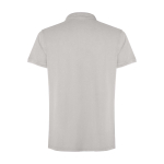 Unisex-Polo kurzarm mit gewaschenem Finish 200 g/m² Roly Cobain farbe grau zweite Rückansicht