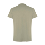 Unisex-Polo kurzarm mit gewaschenem Finish 200 g/m² Roly Cobain farbe khaki zweite Rückansicht