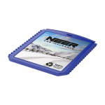 Eiskratzer rechteckig aus recyceltem Kunststoff farbe blau