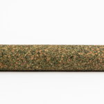 Kugelschreiber aus Edelstahl und Teeresten mit Drehmechanik