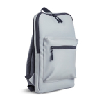 PU-Leder-Rucksack mit schlankem Design und elegantem Finish, 15,6” farbe hellgrau