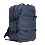 Erweiterbarer Rucksack mit Reißverschlüssen und Trolley-Gurt, 15,6” farbe marineblau