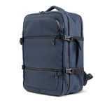 Erweiterbarer Rucksack mit Reißverschlüssen und Trolley-Gurt, 15,6” farbe marineblau