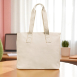 Umhängetasche aus Kunstleder mit versteckten Taschen und Trolleyband