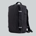 Bambus-Jacquard-Rucksack mit wasserfesten Reißverschlüssen, 15,6” farbe schwarz