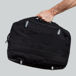 Bambus-Jacquard-Rucksack mit wasserfesten Reißverschlüssen, 15,6”