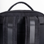 Bambus-Jacquard-Rucksack mit wasserfesten Reißverschlüssen, 15,6”