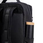 Bambus-Jacquard-Rucksack mit wasserfesten Reißverschlüssen, 15,6”