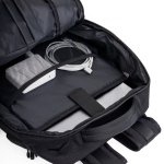 Bambus-Jacquard-Rucksack mit wasserfesten Reißverschlüssen, 15,6”