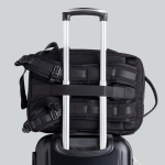 Bambus-Jacquard-Rucksack mit wasserfesten Reißverschlüssen, 15,6”