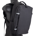 Bambus-Jacquard-Rucksack mit wasserfesten Reißverschlüssen, 15,6”