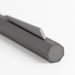 Set aus Kugelschreiber und Roller aus Aluminium mit Hexagon Design