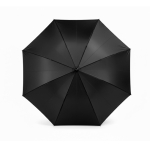 Automatik-Regenschirm aus RPET mit Golfgriff und 8 Paneelen, Ø120 farbe schwarz