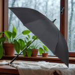 Automatik-Regenschirm aus RPET mit Golfgriff und 8 Paneelen, Ø120