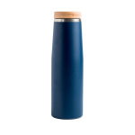 Thermoflasche aus Edelstahl mit Bambusdeckel, 550 ml