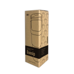 Thermobecher aus Edelstahl mit Doppeldeckel und klappbarem Griff