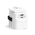 Universal-Reiseadapter von Skross, 30-W-USB-Ladefunktion farbe weiß