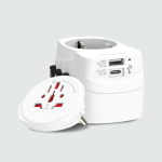 Universal-Reiseadapter von Skross, 30-W-USB-Ladefunktion