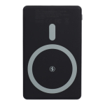 Ultraflache MagSafe-Powerbank 5.000 mAh farbe schwarz dritte Ansicht