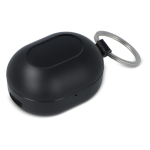 Mini-In-Ear-Kopfhörer im Schlüsselanhänger-Etui farbe schwarz zweite Ansicht