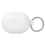 Mini-In-Ear-Kopfhörer im Schlüsselanhänger-Etui farbe weiß dritte Ansicht