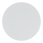 Weißes, rundes Ladegerät mit LED-Anzeige an der Basis 15 W farbe weiß vierte Ansicht