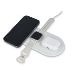 3-in-1 Schnelllade-Wireless-Charger 15 W farbe weiß