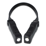 Freihändige Halstaschenlampe mit 3 verschiedenen Modi farbe schwarz dritte Ansicht