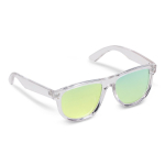 Transparente Sonnenbrille mit Spiegelgläsern UV400 farbe gelb-transparent