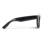 Schwarze Sonnenbrille UV400 mit eleganter Fassung farbe schwarz dritte Ansicht