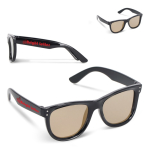 Schwarze Sonnenbrille UV400 mit eleganter Fassung