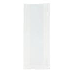Eco-Papiertüte lebensmittelecht 14×6×27 cm farbe weiß zweite Ansicht