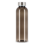 Recycelte Kunststoffflasche mit Silberdeckel 500 ml farbe schwarz-transparent vierte Ansicht