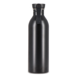 Edelstahlflasche mit Silikonhenkel am Deckel 500 ml farbe schwarz sechste Ansicht