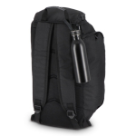 Edelstahlflasche mit Silikonhenkel am Deckel 500 ml farbe schwarz achte Ansicht