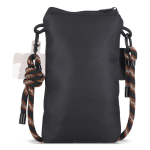 Kompakte Umhängetasche für tägliche Essentials farbe schwarz dritte Ansicht