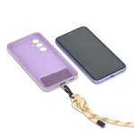 Flaschen-Umhängetasche für 500-ml-Flasche farbe beige achte Ansicht