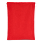 Große Filz-Geschenktasche mit Kordelzug farbe rot vierte Ansicht