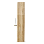 Tischuhr aus Bambus im Hausdesign personalisierbar farbe natürliche farbe fünfte Ansicht