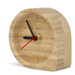 Deko-Tischuhr aus Bambus personalisierbar farbe natürliche farbe zweite Ansicht