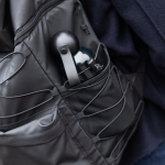 Monochrome Kunststoffflasche mit Runddeckel 600 ml farbe schwarz sechste Ansicht