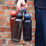 Monochrome Kunststoffflasche mit Runddeckel 600 ml farbe marineblau siebte Ansicht