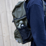 Monochrome Kunststoffflasche mit Runddeckel 600 ml farbe olivgrün sechste Ansicht