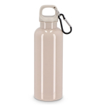 Plastikflasche in leuchtenden Farben mit passendem Verschluss, 500 ml farbe beige